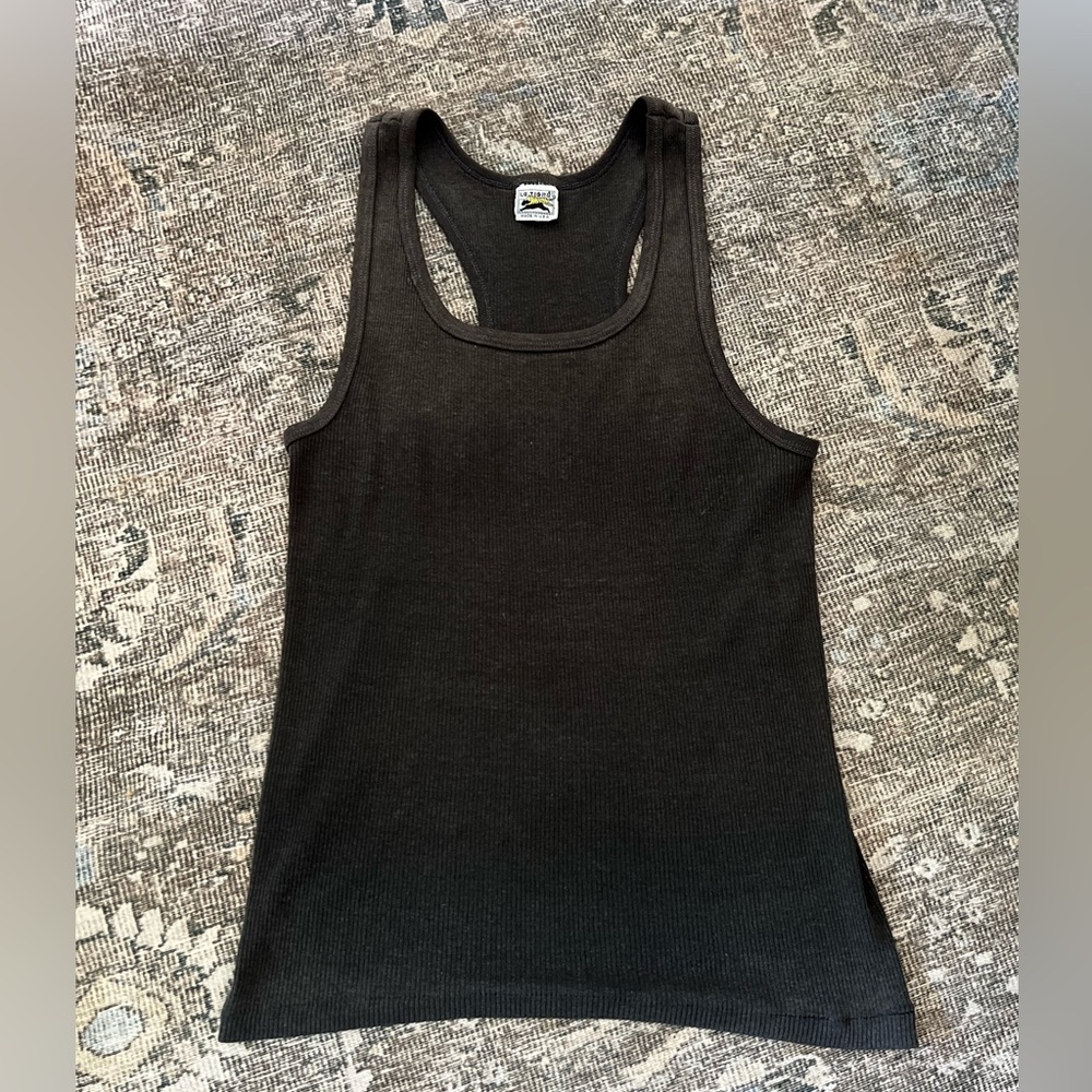 Le Tigre Ribbed Racerback Tank Small/Medium